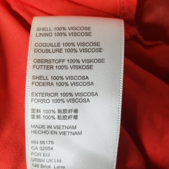 Free People Cream and Red Mini Dress with Lace-Up Detail - Picture 8 of 9